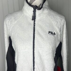 - Fila New Full Zip Lightweight Fleece Jacket Size Large